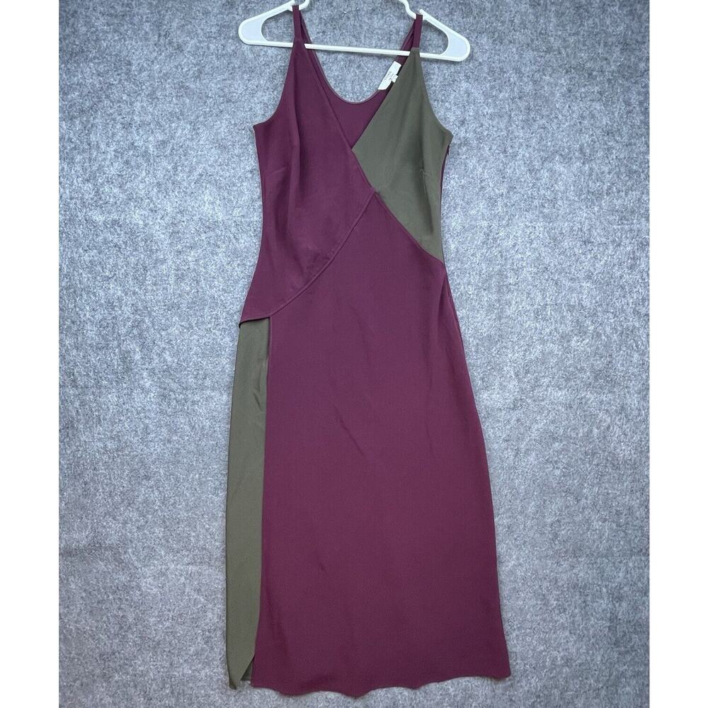 TOME Collective Dress Women 4 Colorblock Slip Minimalist‎ Flowy Designer